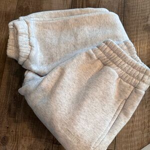 XS Light Gray Sweatpants - Comfrt Fleece Bottoms